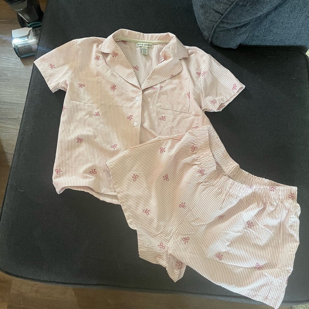 Striped Pink Women's Pajama Set